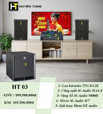 bộ dàn karaoke gia đình