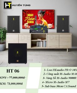 Bộ dàn âm thanh karaoke HT06