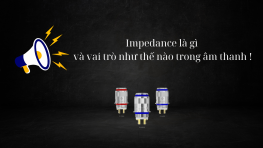 Impedance là gì và vai trò như thế nào trong âm thanh !