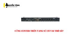 Cổng Center trên vang số có vai trò gì?